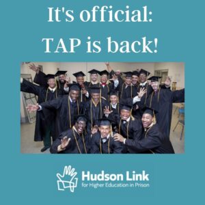 A Huge Victory: TAP Funding Returns to Incarcerated Students